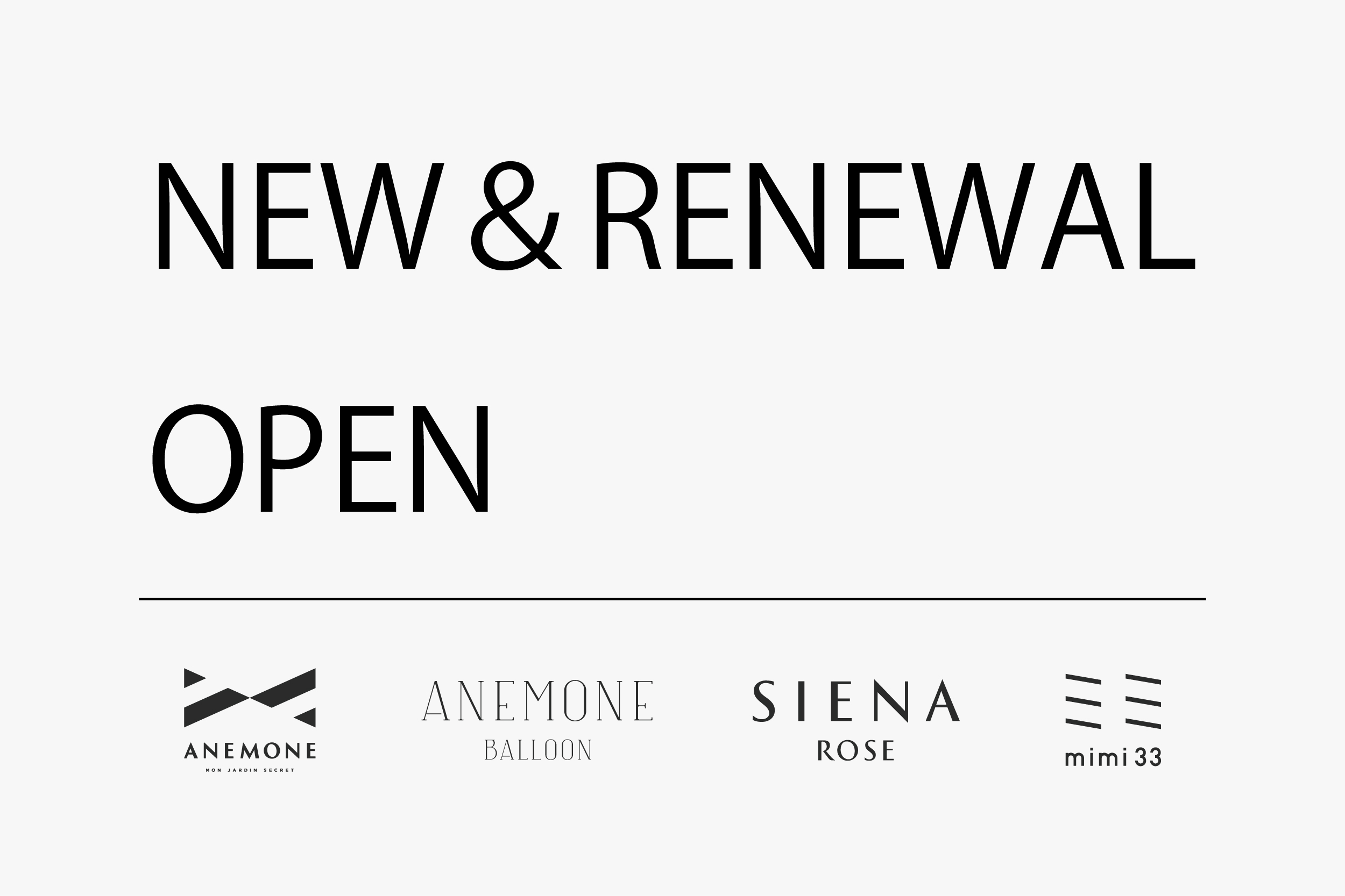 Open Mimi33心斎橋パルコ店 シンガポール店 株式会社サンポークリエイト 公式サイト アネモネ シエナ Open Mimi33心斎橋パルコ店 シンガポール店 株式会社サンポークリエイト 公式サイト アネモネ シエナ